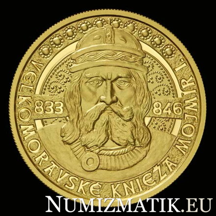 100 Euro/2019 - Mojmír I, ruler of Great Moravia